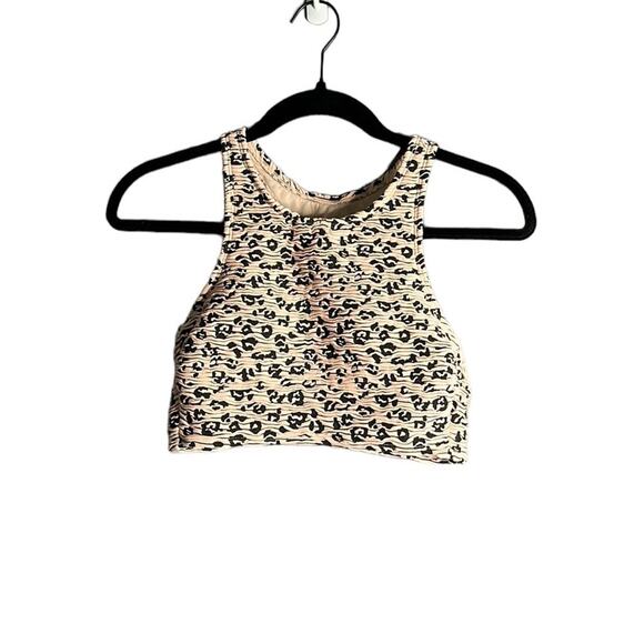 Xhiliration Pink and Black Racerback Sports Bra Size Medium - Picture 1 of 7